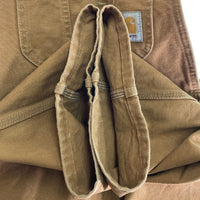 Carhartt カーハート R01 BRN USA製 ダブルニー オーバーオール ブラウン size30 瑞穂店