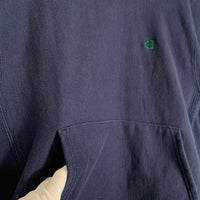 90's Champion チャンピオン リバースウィーブ リブライン プルオーバースウェットパーカー ネイビー Size M 福生店