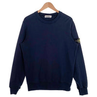 STONE ISLAND ストーンアイランド Cotton Round Neck Long Sleeves ワッペンパッチ スウェットトレーナー ブラック 731563020 Size M 福生店