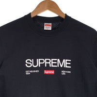 SUPREME シュプリーム 21AW Est. 1994 Tee 半袖 Tシャツ ブラック Size S 福生店