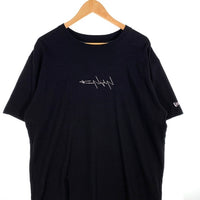 Yohji Yamamoto POUR HOMME ヨウジヤマモトプールオム 20SS New Era ニューエラ ロゴ刺繡 バックプリント Tシャツ ブラック HN-T98-082-1A Size XXL 福生店