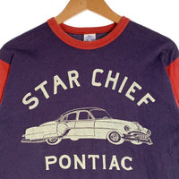 BOOTLEGGERS ブートレガース STAR CHIEF 七分袖 Tシャツ ネイビー レッド Size M 福生店