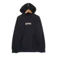 SUPREME シュプリーム 19AW Bandana Box Logo Hooded Sweatshirt バンダナボックスロゴ プルオーバースウェットパーカー フーディ ブラック Size L 福生店