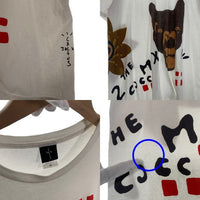 Travis Scott トラヴィススコット Cactus Jack カクタスジャック WOLF TEE 半袖 プリント Tシャツ ホワイト USA製 Size M 福生店
