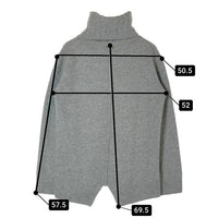MUSE de Deuxieme Classe ミューズドゥドゥーズィエムクラス 15-080-500-4100-3-0 カシミヤ混 タートルネックセーター グレー size不明 瑞穂店