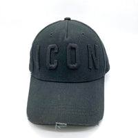 DSQUARED2 ディースクエアード ICON ダメージ加工 キャップ ブラック size- 瑞穂店