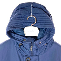 NOLLEY'S Light ノーリーズライト ナイロン 中綿 フーデットコート ジャケット ネイビー 9-0833-6-58-009 Size XL 瑞穂店