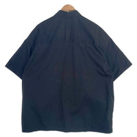 Graphpaper グラフペーパー Solotex Twill S/S Oversized Box Shirt ソロテックス ツイルショートスリーブシャツ ブラック ボックスシルエット GM232-50054B Size F 福生店