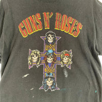 00's GUNS N' ROSES ガンズアンドローゼズ プリントTシャツ ブラック Hanes メキシコ製 2007コピーライト Size L 福生店