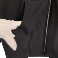 SUPREME シュプリーム 14SS ANTI HERO アンタイヒーロー Zip-Up Sweatshirts ジップアップ スウェットパーカー ブラック バックプリント Size L 福生店