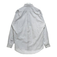 L.L.Bean エルエルビーン USA製 90s オックスフード ストライプ B.D 長袖シャツ ホワイト×ブルー size15 1/2-33 瑞穂店