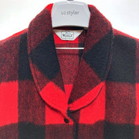 Woolrich ウールリッチ 730 ウール オンブレチェック ベスト レッド sizeM 瑞穂店