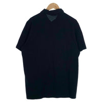 PRADA SPORT プラダスポーツ 鹿の子 ポロシャツ 半袖 ブラック Size L 福生店