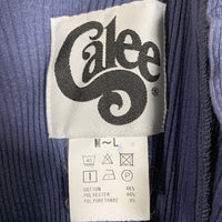 CALEE キャリー リブ イージーパンツ ネイビー コットン ポリエステル Size M-L 福生店