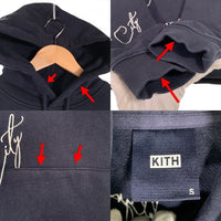 KITH キス City Script Hoodie シティスクリプトフーディ スウェットパーカー ネイビー Size S 福生店
