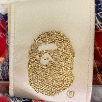 A BATHING APE ア ベイシングエイプ BD チェック 半袖シャツ マルチカラー sizeM 瑞穂店