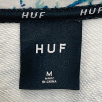 HUF ハフ 花柄パーカー ホワイト sizeM 瑞穂店