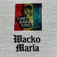 WACKO MARIA ワコマリア 24FW CHET BAKER SINGS WASHED HEAVY WEIGHT CREW NECK T-SHIRT チェットベイカー 半袖 Tシャツ ホワイト Size L相当 福生店