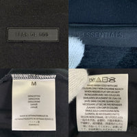 FOG ESSENTIALS エッセンシャルズ フロントアーチラバーロゴプリント モックネック ロングスリーブTシャツ ブラック Size M 福生店