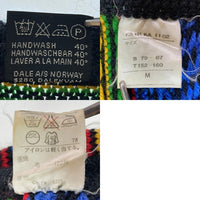 DALE OF NORWAY ダーレオブノルウェイ ノルディック柄 ボーダー カーディガン ブラック sizeM 瑞穂店