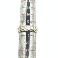 TAKAR JEWELRY タカールジュエリー ハンマートーン シルバーリング SV925 USA製 Size 18.5号 福生店