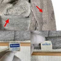 70`s Healthknit ヘルスニット ダブルフェイス ジップアップスウェットパーカー グレー USA製 Size XL(46-48) 福生店