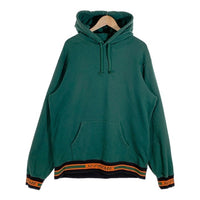 SUPREME シュプリーム 18AW Rib Logo Hooded Sweatshirt リブロゴ プルオーバースウェットパーカー グリーン Size XL 福生店