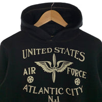 BUZZ RICKSONS バズリクソンズ UNITED STATES プルオーバースウェットパーカー ブラック Size M 福生店