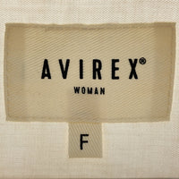 AVIREX アヴィレックス 783-4123601 フラミンゴ刺繍 オープンカラーシャツ クリーム sizeF 瑞穂店