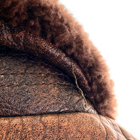 SPARKS スパークス G1 レザー フライトジャケット ワッペン ブラウン sizeS 瑞穂店