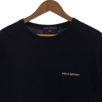 90-00's POLO SPORT ポロスポーツ ワンポイント刺繡 クルーネック Tシャツ ネイビー Size L 福生店