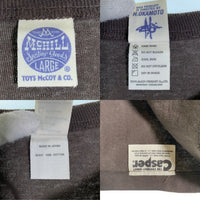 TOYS McCOY トイズマッコイ CASPER TEE IT`S SAFE TO SURF キャスパープリントTシャツ 前V チャコールグレー TMC2504 Size L 福生店