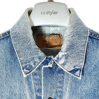 Levi's リーバイス 70506-0213 80's USA製 ボタン裏52 4th トラッカージャケット Gジャン ライトインディゴ size42 瑞穂店