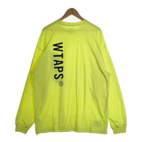 WTAPS ダブルタップス 25SS WOUND LS CTPL プリント ロングスリーブTシャツ 蛍光イエロー 251ATDT-CSM10 Size 04 福生店