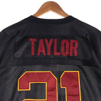 Mitchell & Ness ミッチェルアンドネス NFL Washington Redskins ワシントン レッドスキンズ 半袖 フッドボール シャツ ジャージ ブラック レッド イエロー ホワイト USA製 Size 52 福生店