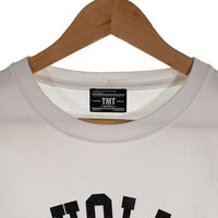 TMT ティーエムティー BIGHOLIDAY プリント ロングスリーブTシャツ ホワイト Size L相当 福生店