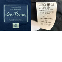 Dry Bones ドライボーンズ ドリズラージャケット ブラック ポリエステル ナイロン 刺繡 Size M 福生店