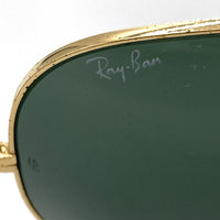 Ray-Ban レイバン B&L ボシュロム アビエーター グリーンレンズ ゴールドフレーム 62 14 サングラス グリーン 瑞穂店