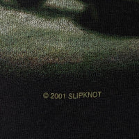 00's Slipknot スリップノット ダブルサイドプリント Tシャツ ブラック 2001コピーライト Tour Champ メキシコ製 Size L 福生店