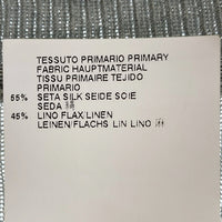 Maison Martin Margiela メゾンマルタンマルジェラ S31HA0482 ④ シルク×リネン ドルマンスリーブ Vネックセーター グレー size1 瑞穂店
