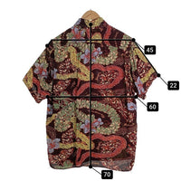 鞆帆布 柿渋染め アロハシャツ ブラウン Size L 福生店