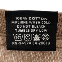 STUSSY ステューシー international stussy tribe コラージュペイント Tシャツ ブラウン sizeL 瑞穂店