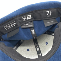 SUPREME シュプリーム 17AW Ear Flap New Era Polartec イヤーフラップ ボックスロゴ ニューエラキャップ ポーラテック ブルー Size 7 3/8 福生店