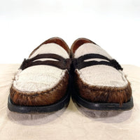 SEBAGO セバゴ Dan Raw コインローファー ハラコ ブラウン ホワイト Size 26cm 福生店