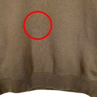 FOG ESSENTIALS エッセンシャルズ モックネック スウェットトレーナー カーキ リフレクティブロゴプリント Size L 福生店