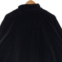 NASTOYS ナストイズ Velor Track Jacket ベロアトラックジャケット ハーフジップ プルオーバー ブラック Size L 福生店