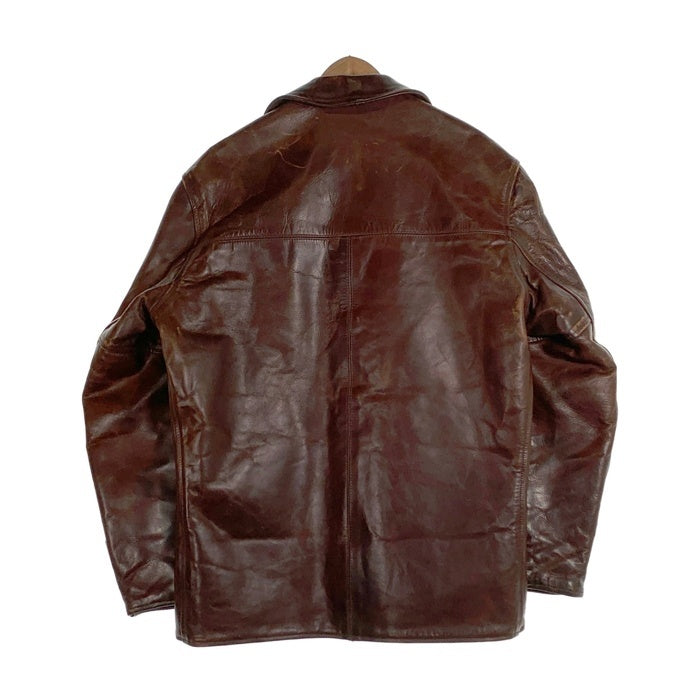 AEROLETHER エアロレザー ホースハイド カーコート レザージャケット