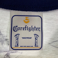 CORE FIGHTER コアファイター ラグランスリーブ マルチプリント Tシャツ ホワイト ネイビー 1 Size M 福生店
