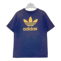 adidas アディダス USA製 万国旗タグ 前後トレフォイル Tシャツ ネイビー sizeL 瑞穂店