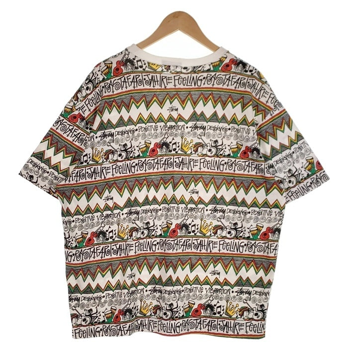 80s STUSSY ステューシー　IRIE プリントTシャツ XL 80's OLD Stussy プリントTシャツ “Feelin' Irie